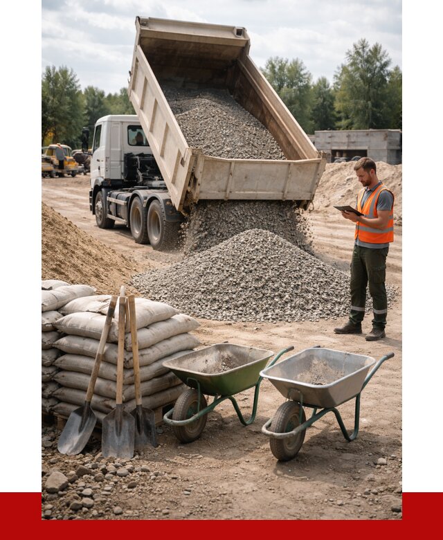 Доставка нерудных материалов в Чехове от 1220 руб. | ПРОНЕРУДЧхв