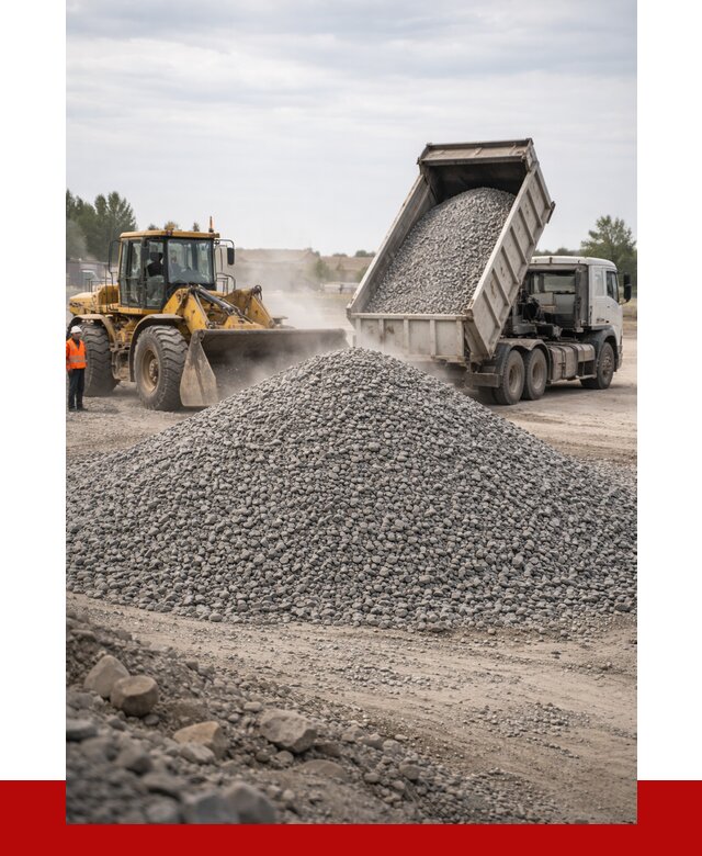 Купить щебень с доставкой в Чехове от 2542 руб. | ПРОНЕРУДЧхв