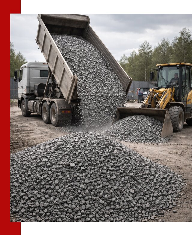 Доставка и продажа щебня гранитного в Чехове