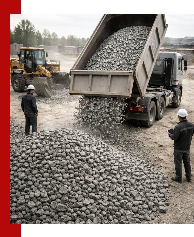 Доставка гранитного щебня фракции 20-40 в Чехове