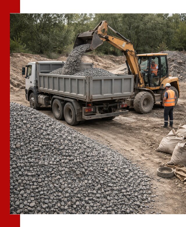 Доставка гравийного щебня в Чехове оптом и в розницу