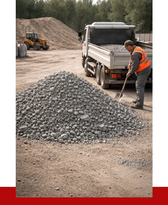 Гравийный щебень фракция 5-10 в Чехове от 2237 р. | ПРОНЕРУДЧхв