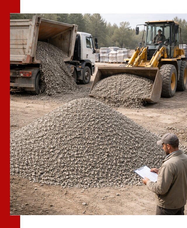 Гравийный щебень фракция 5–10 с доставкой в Чехове