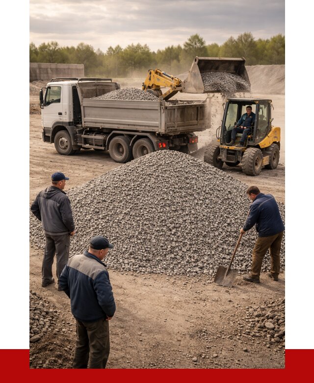 Гравийный щебень фракция 5-20 в Чехове от 2440 р. ПРОНЕРУДЧхв