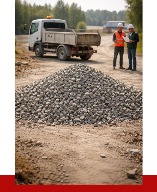 Гравийный щебень фракция 20-40 в Чехове от 1220 р. | ПРОНЕРУДЧхв