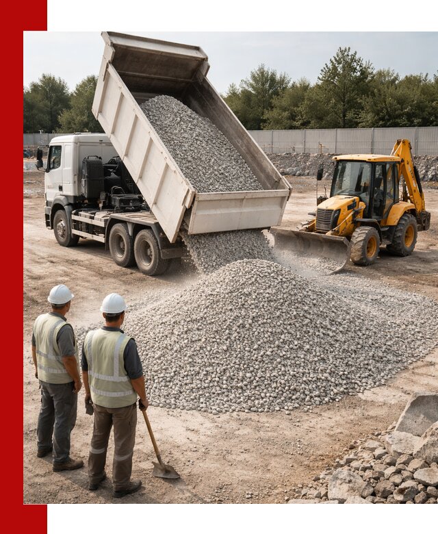 Купить известняковый щебень фракции 5–10 мм с доставкой в Чехове
