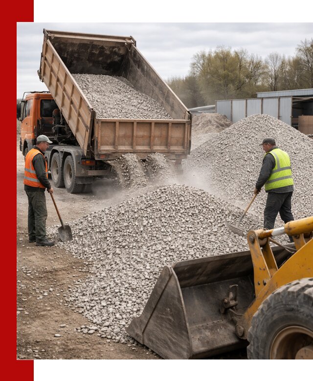 Доломитовый щебень фракции 5-20 с доставкой в Чехове