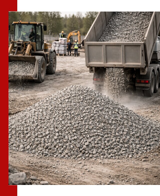 Вторичный щебень фракции 5-20 в Чехове — доставка и продажа крупнотоннажно