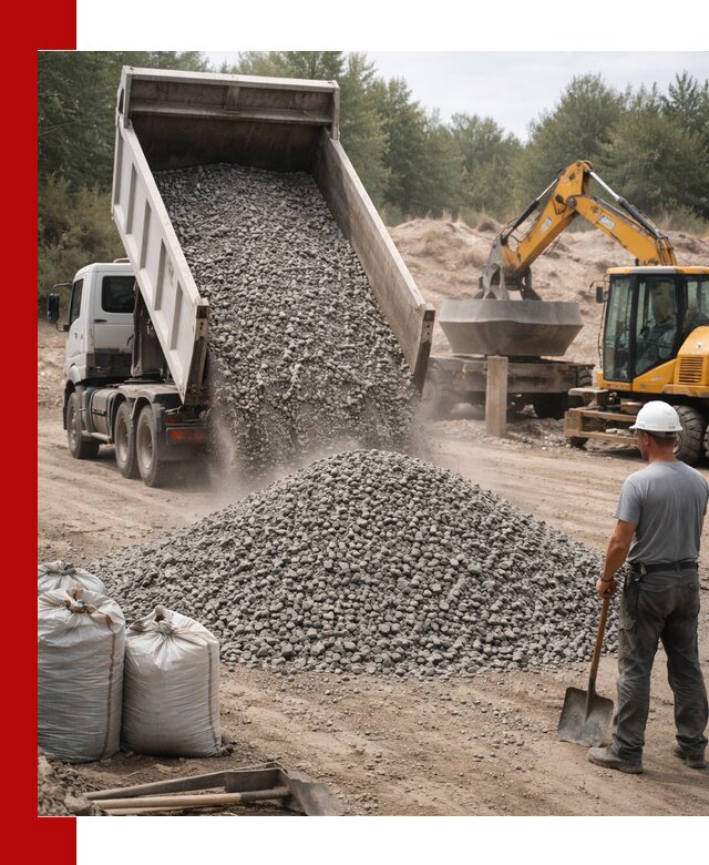 Доставка и продажа бетонного щебня в Чехове