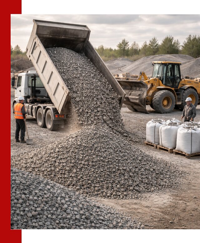 Бетонный щебень фракция 5–20 с доставкой в Чехове
