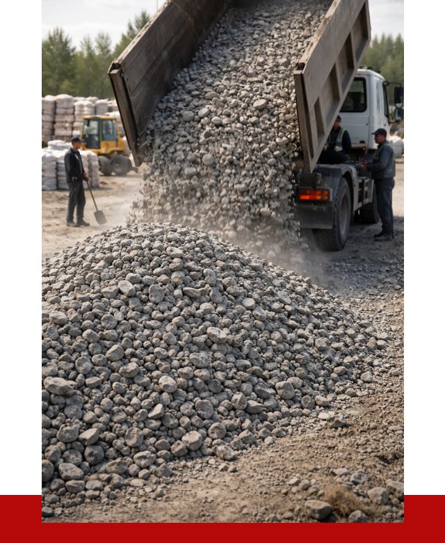 Бетонный щебень фракция 40-70 в Чехове от 1830 р. ПРОНЕРУДЧхв