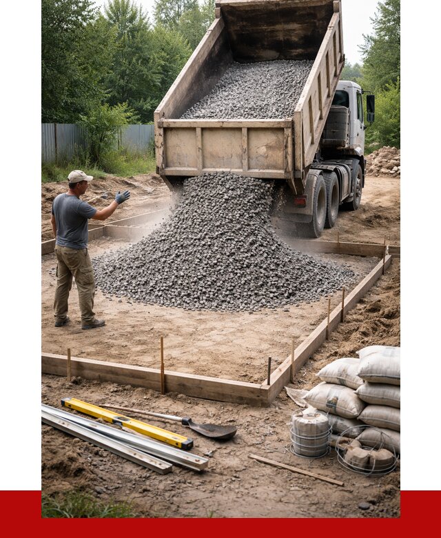 Купить щебень для фундамента в Чехове от 4575 р. | ПРОНЕРУДЧхв