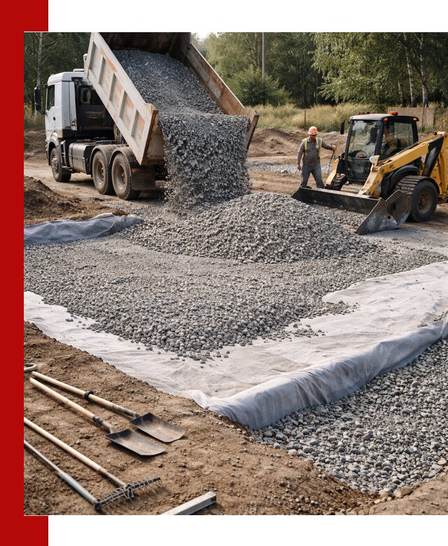 Щебень для фундамента с доставкой в Чехове