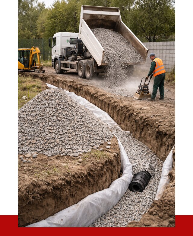 Щебень для дренажа в Чехове от 1881 р., ПРОНЕРУДЧхв доставка