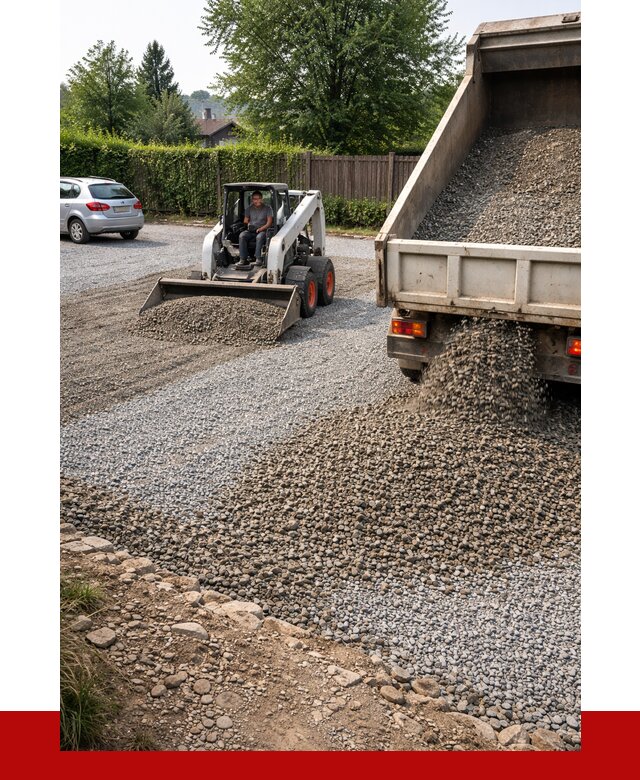 Щебень для парковки в Чехове с доставкой от 1220 р.| ПРОНЕРУДЧхв