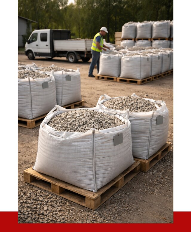 Щебень в мешках с доставкой в Чехове от 4270 р. | ПРОНЕРУДЧхв