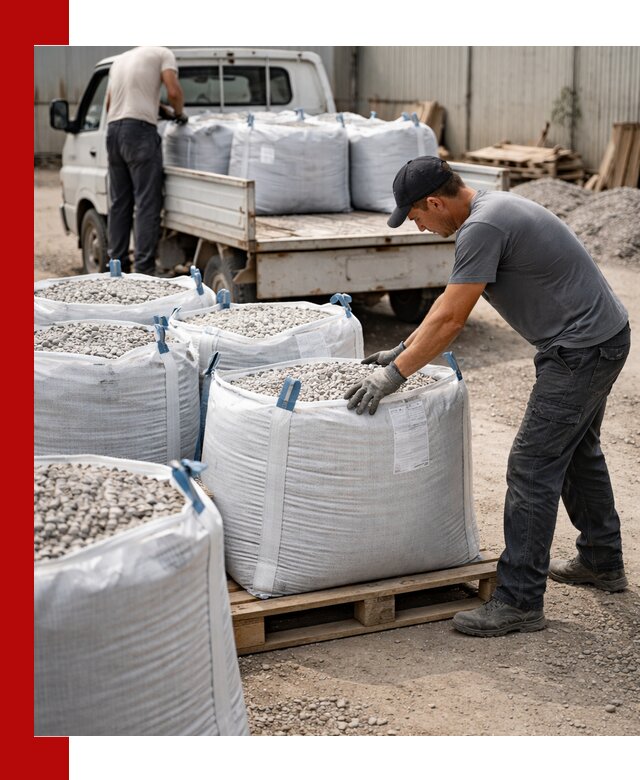 Доставка щебня в мешках по выгодным ценам в Чехове
