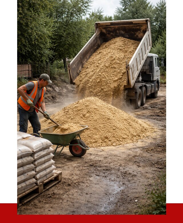 Купить песок с доставкой в Чехове от 1830 р. | ПРОНЕРУДЧхв