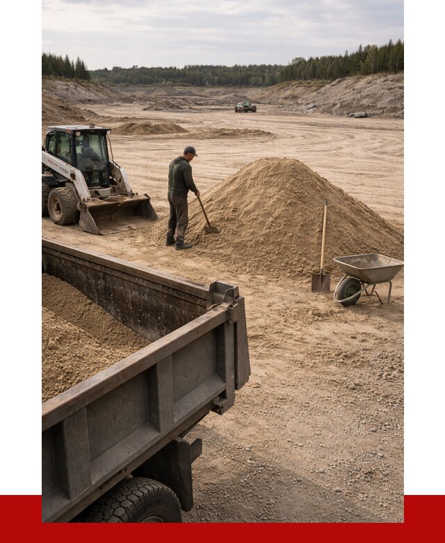 Карьерный песок среднезернистый в Чехове, от 2237 р. ПРОНЕРУДЧхв