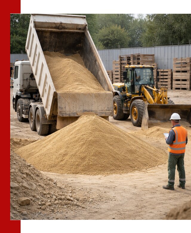 Доставка карьерного мелкозернистого песка в Чехове