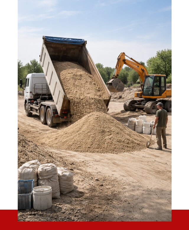 Купить речной песок в Чехове от 1220 р. за куб | ПРОНЕРУДЧхв