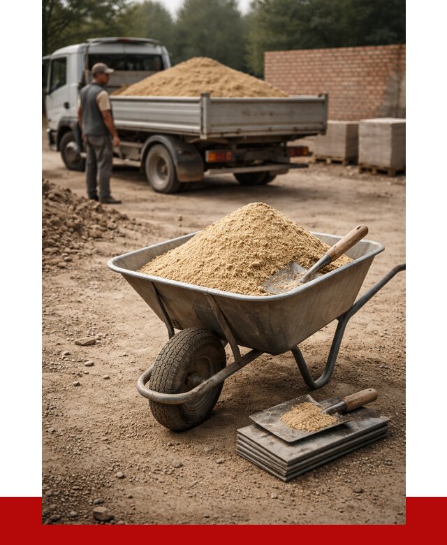 Песок для кладки в Чехове с доставкой от 2237 р. | ПРОНЕРУДЧхв