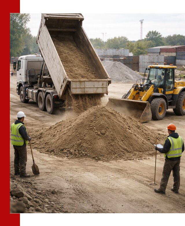 Доставка и продажа пескогрунта оптом и в розницу в Чехове