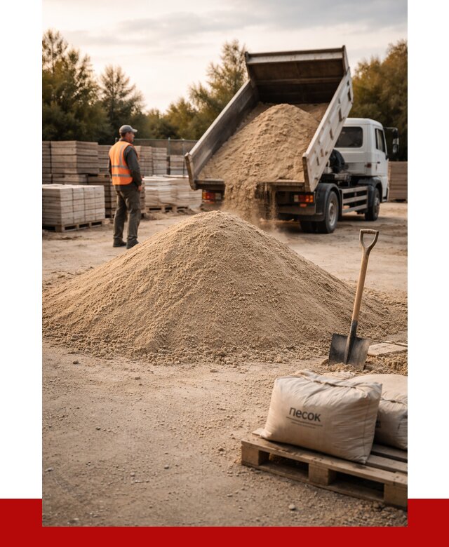 Купить сухой песок в Чехове с доставкой от 2440 р. | ПРОНЕРУДЧхв