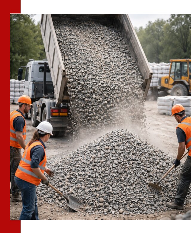 Доставка гравия и камня в Чехове оптом и в розницу