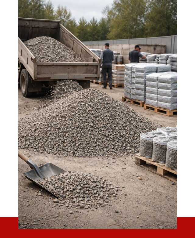 Гравий фракция 5-20 в Чехове купить от 2338 р. ПРОНЕРУДЧхв