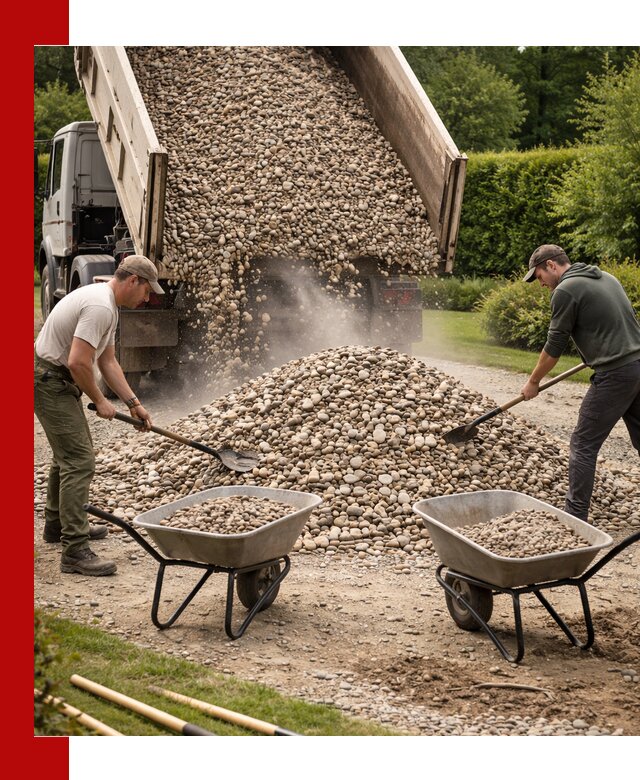 Доставка и продажа декоративной гальки в Чехове