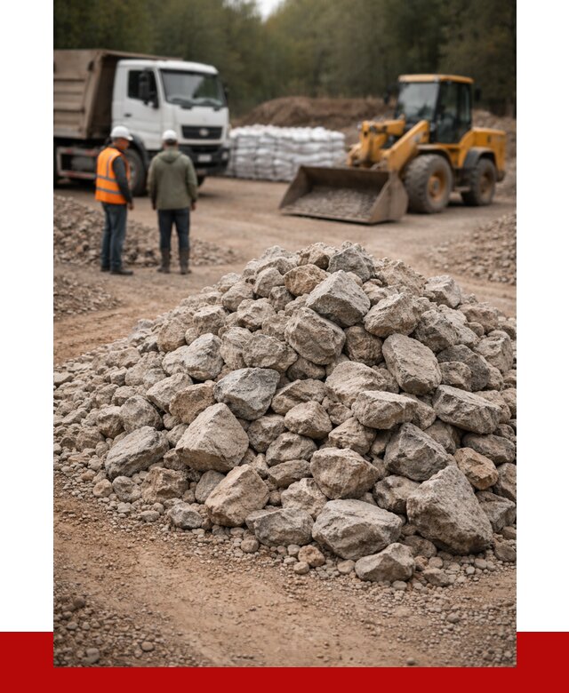 Купить бутовый камень с доставкой в Чехове от 2338 р. | ПРОНЕРУДЧхв
