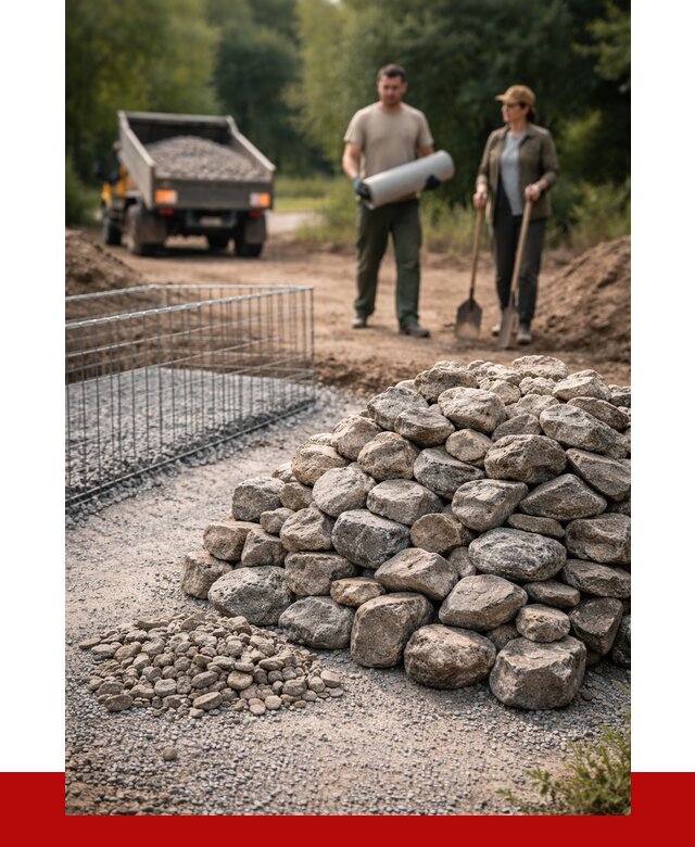 Камень для габионов фракция 100-200 в Чехове от 4880 р. | ПРОНЕРУДЧхв