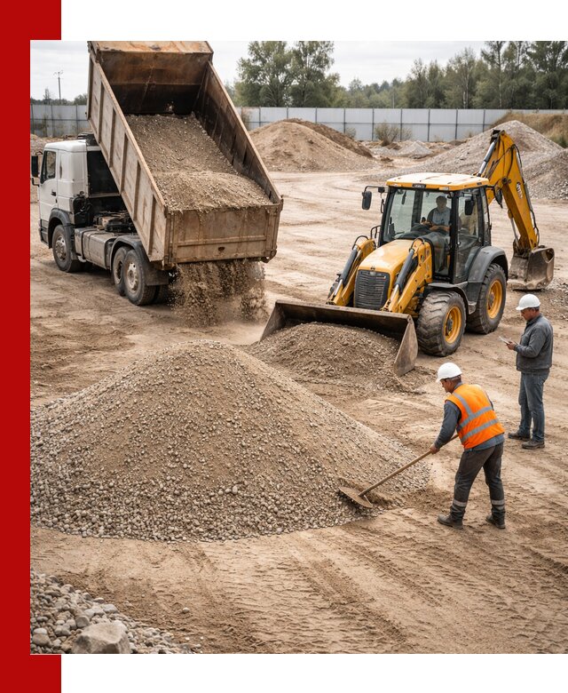 Поставка и доставка ПГС С4 в мешках и самосвалах в Чехове