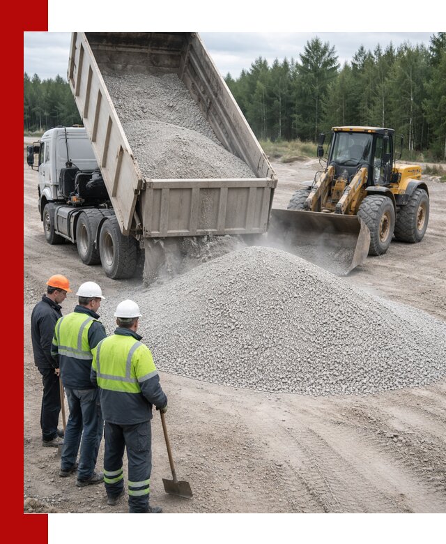 Известняковый отсев 0-5 доставка в Чехове быстро и выгодно