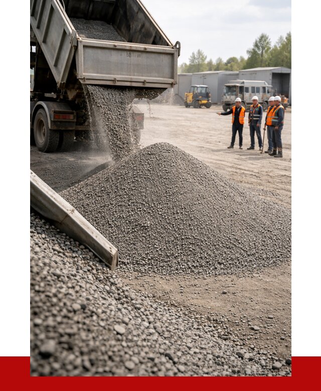 Гравийный отсев 0-5 в Чехове от 1220 р. с доставкой | ПРОНЕРУДЧхв