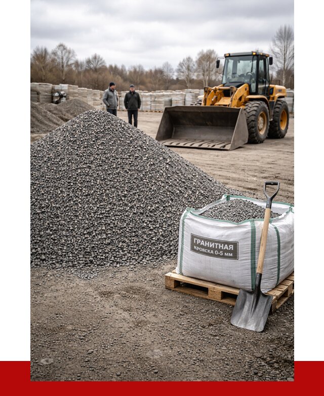 Купить гранитную крошку в Чехове от 4880 р. с доставкой | ПРОНЕРУДЧхв