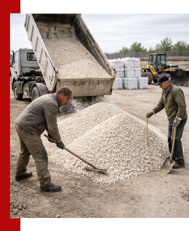 Мраморная крошка с доставкой и разгрузкой в Чехове