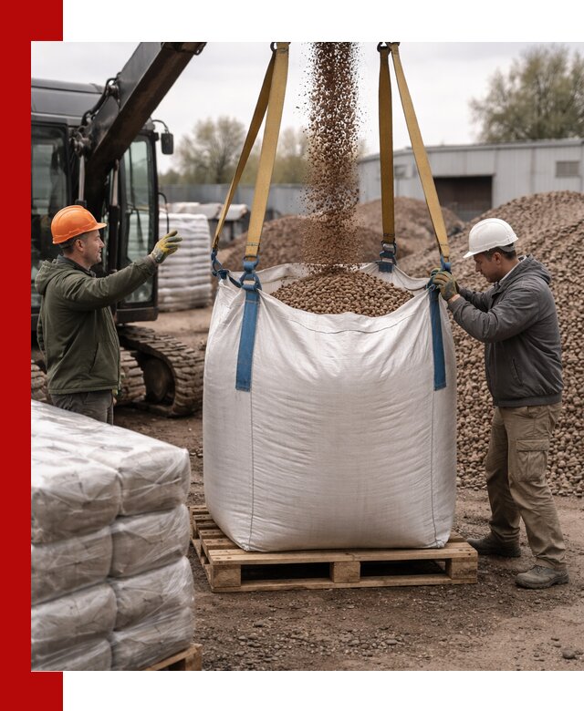 Керамзит в биг-бегах с доставкой в Чехове