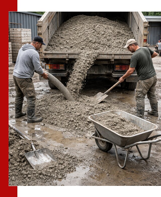 Цементно-песчаная смесь М150 доставка в Чехове