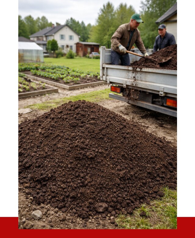 Плодородный грунт в Чехове с доставкой от 4270 р. | ПРОНЕРУДЧхв