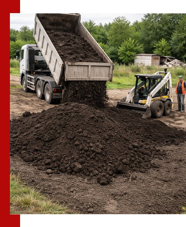 Поставка плодородной земли с доставкой самосвалом в Чехове