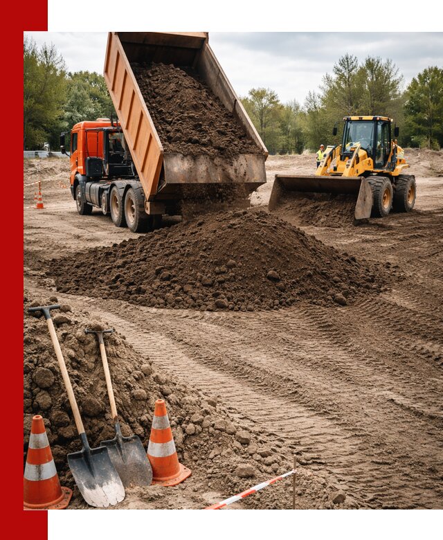 Поставка и доставка планировочного грунта в Чехове
