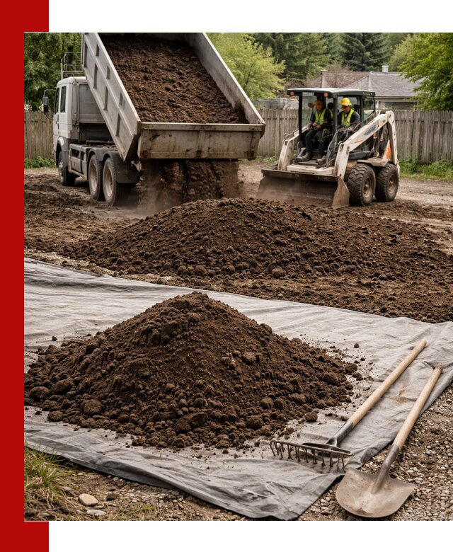 Грунт для отсыпки участка с доставкой в Чехове