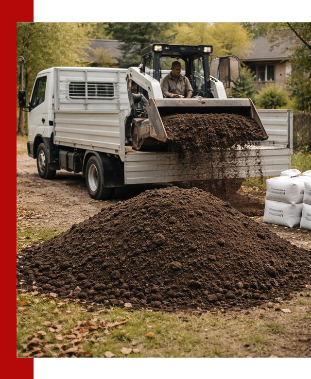 Доставка садовой земли в больших объёмах в Чехове