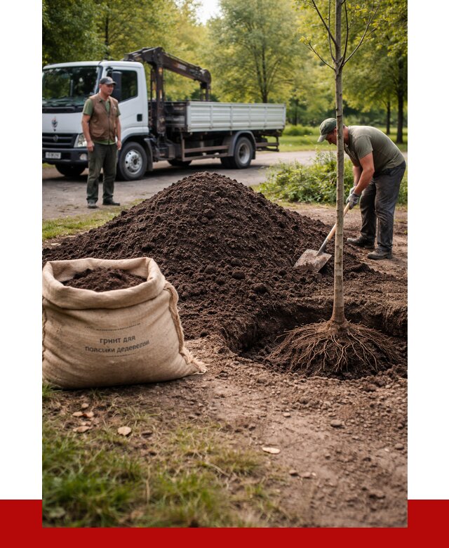 Грунт для посадки деревьев в Чехове от 1220 р. | ПРОНЕРУДЧхв