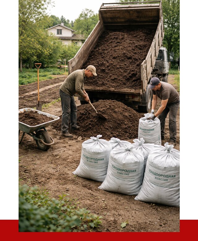 Плодородная смесь в Чехове от 4270 р./куб с доставкой | ПРОНЕРУДЧхв