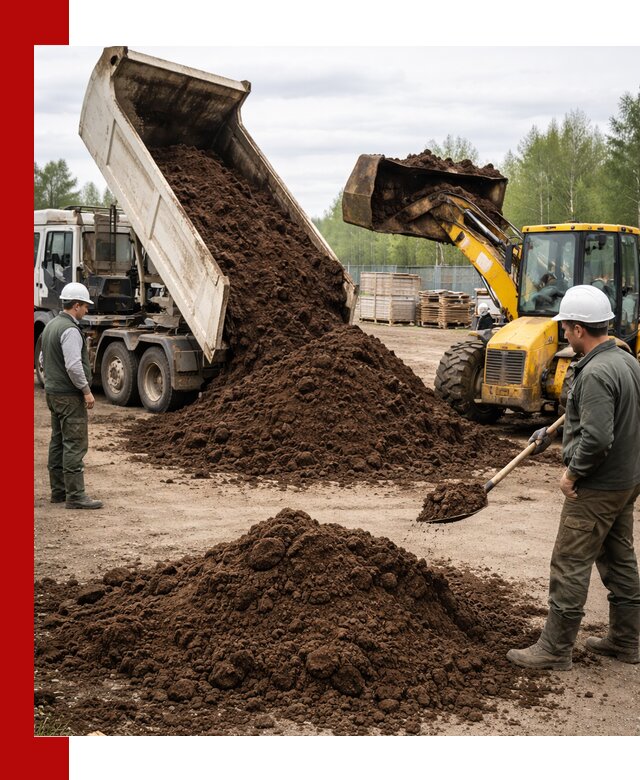 Доставка торфа оптом и в мешках в Чехове