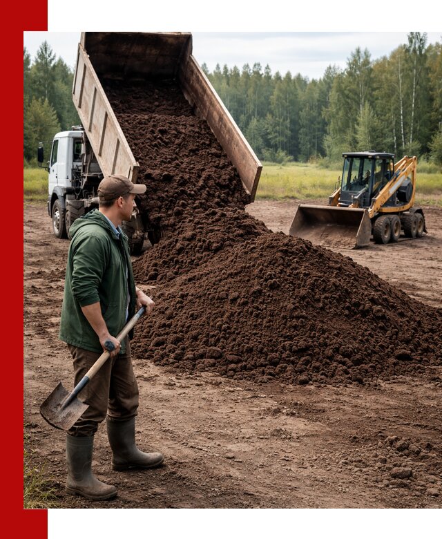 Купить верховой торф с доставкой в Чехове для садоводства и растений