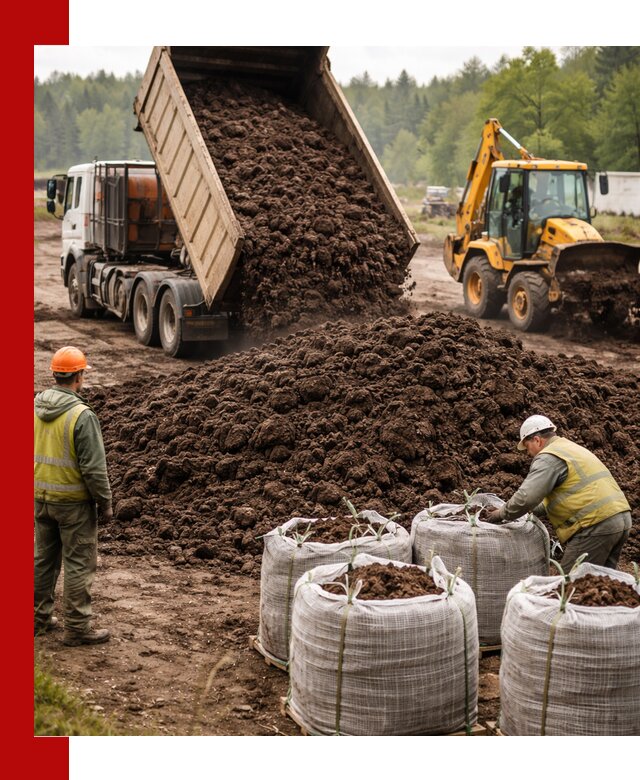 Доставка нейтрального торфа в Чехове оптом и в розницу